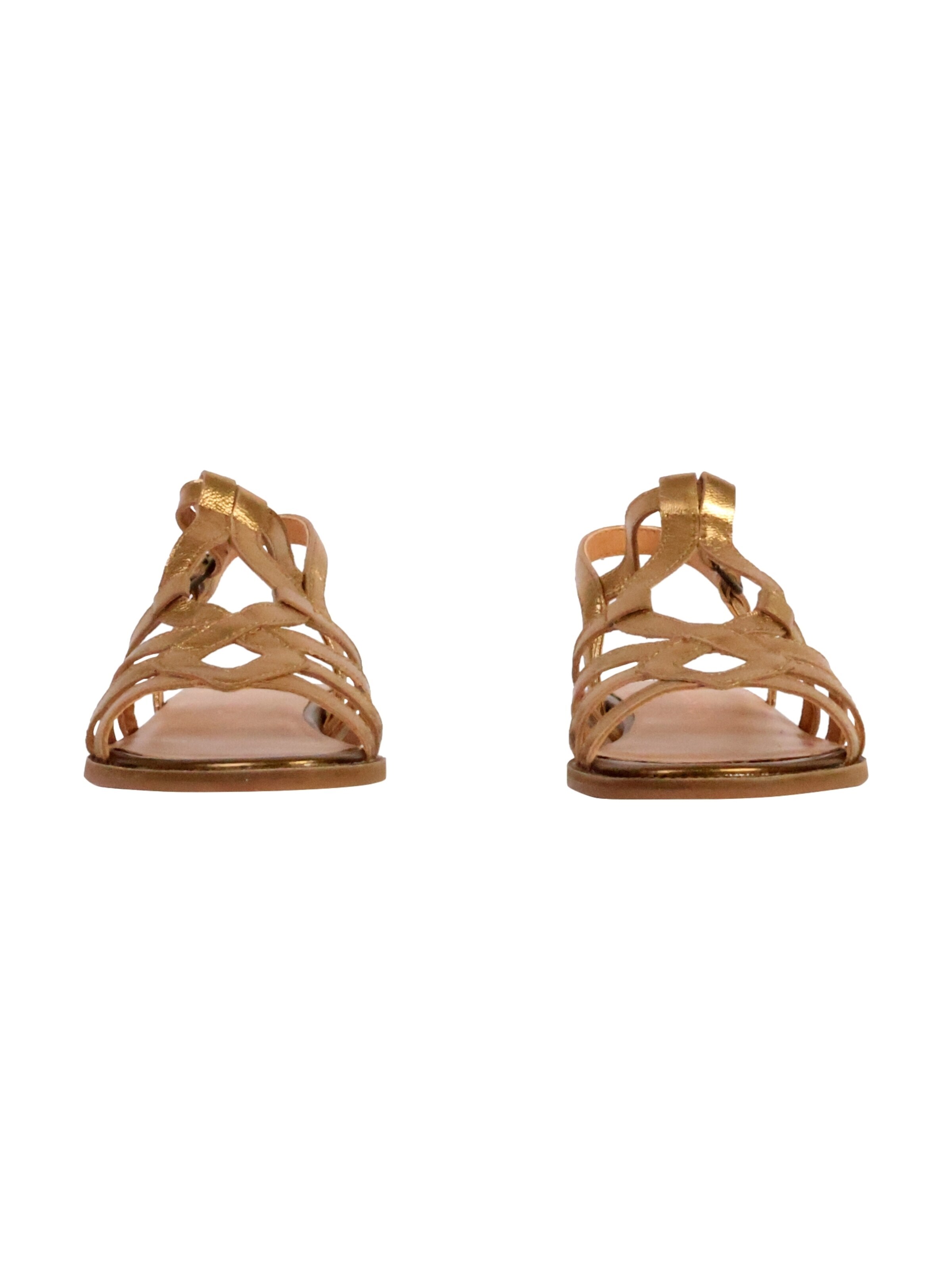 Emilie Karston Sandal 'Sabine-Ledersandalen' in Gold