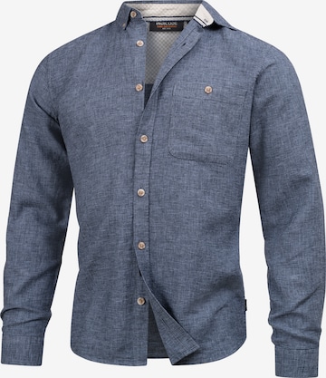 INDICODE JEANS Hemd in Blau: Vorderseite
