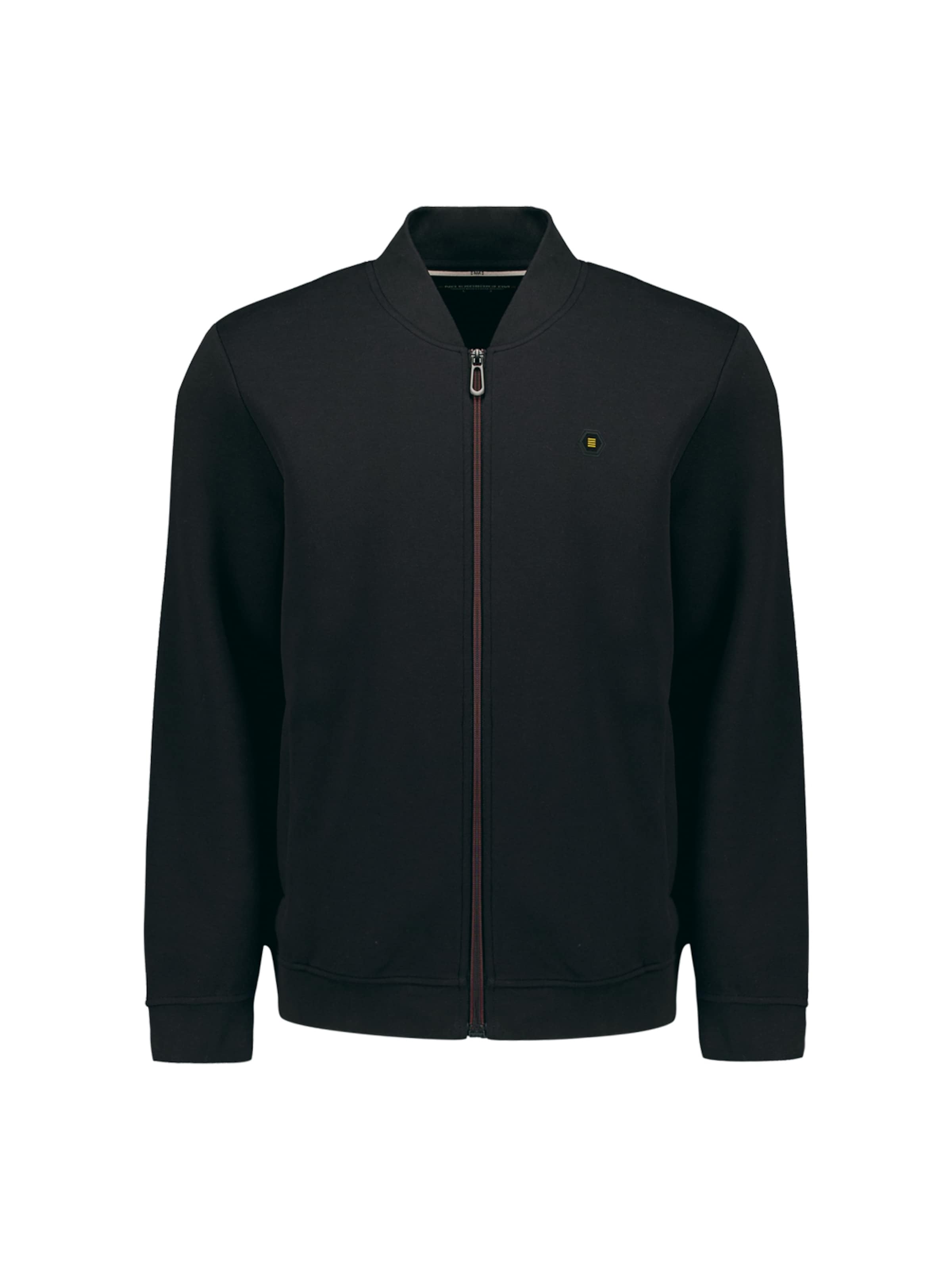 No Excess - Sudadera con cremallera en negro: frente