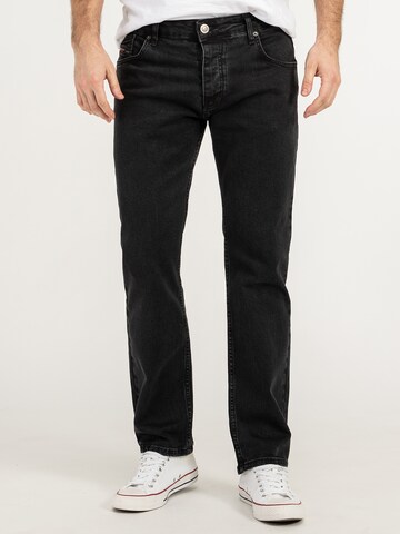 Lorenzo Loren Regular Jeans in Black: front
