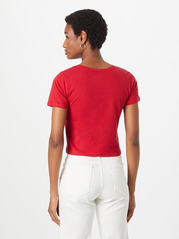 T-shirt HOLLISTER en rouge