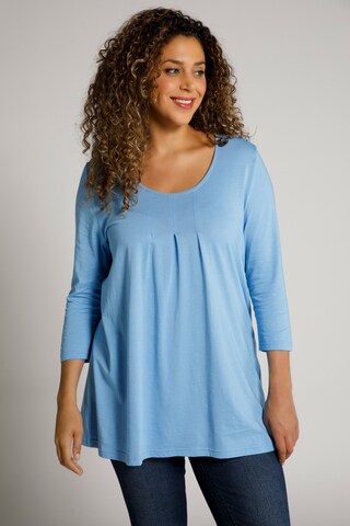 Ulla Popken Shirt in Blauw: voorkant