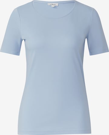 s.Oliver Shirt in Blauw: voorkant