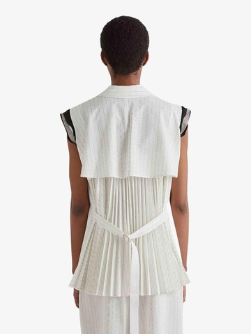 Gilet di Meimeij in bianco