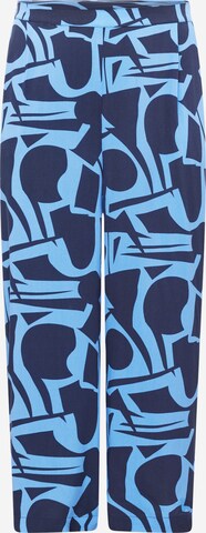 ONLY Carmakoma Lużny krój Spodnie 'CARNOVA LIFE' w kolorze niebieski: przód