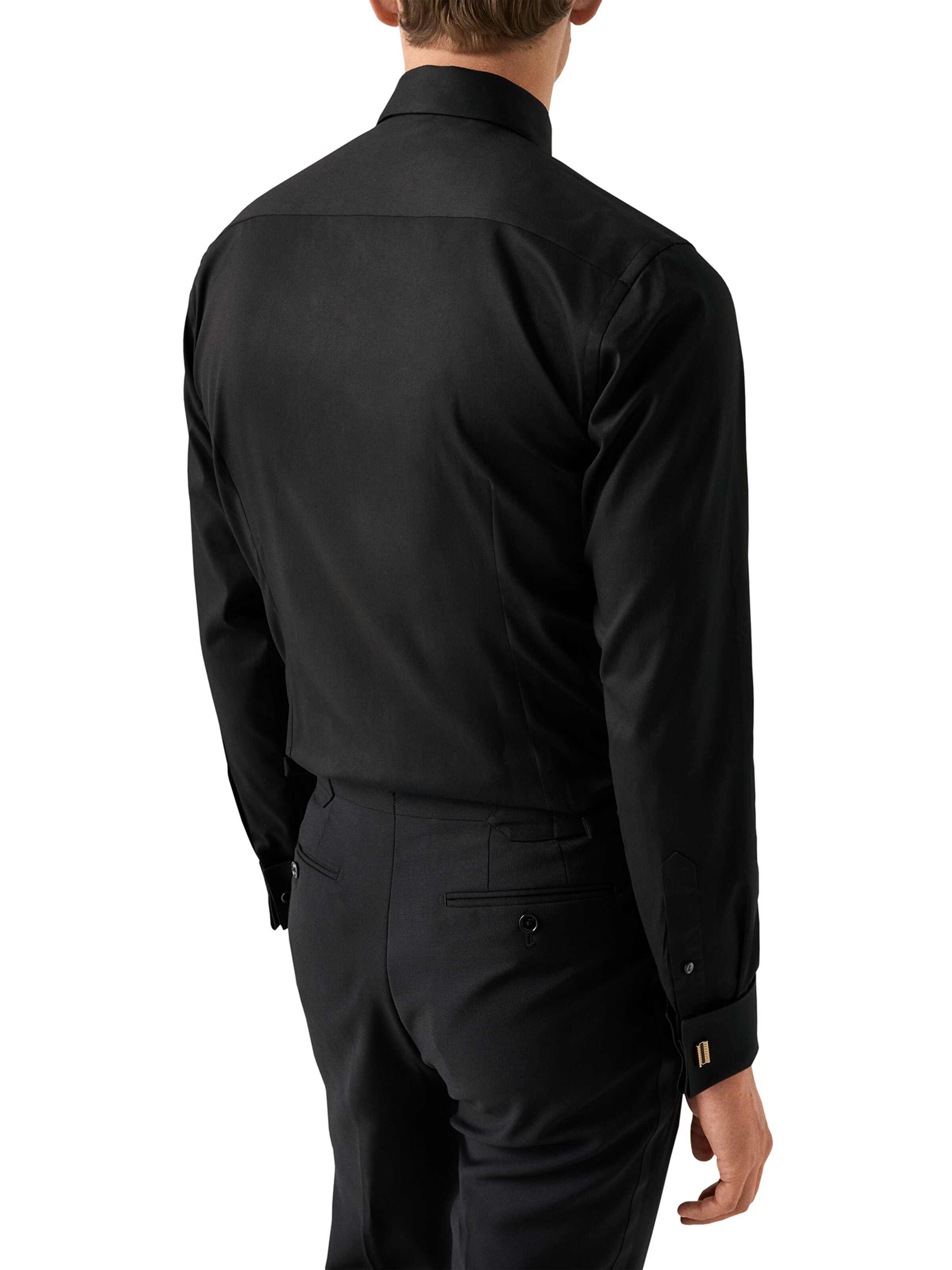 ETON Slim Fit Paita värissä musta