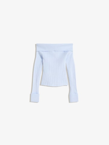 Bershka Sweter w kolorze niebieski
