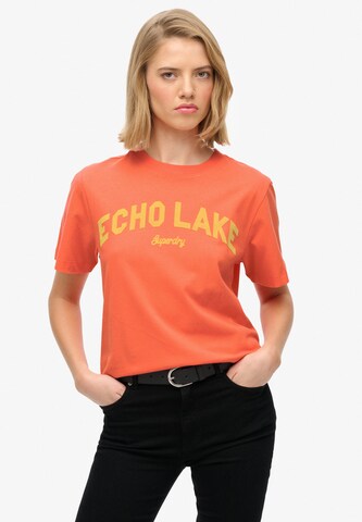 T-shirt Superdry & Co en orange : devant