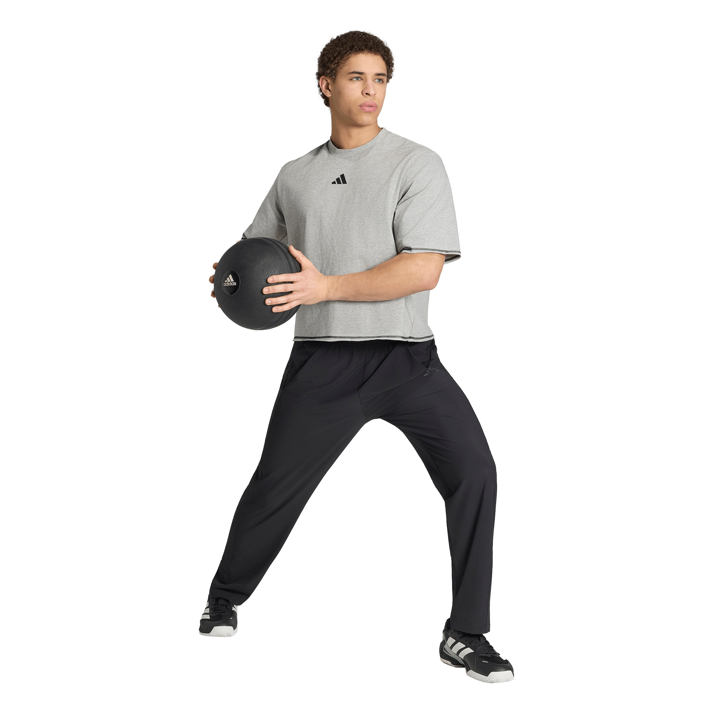ADIDAS PERFORMANCE Funkčné tričko - Sivá