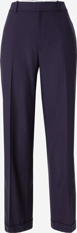 Polo Ralph Lauren Широка кройка Панталон с ръб в синьо: отпред