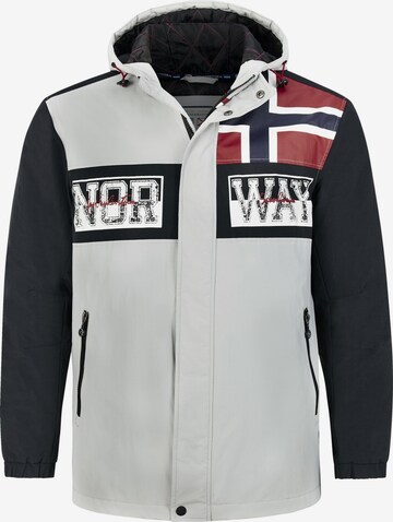 Jan Vanderstorm Winter Parka ' Ludolf ' in Grey: front