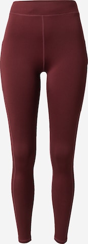 Coupe slim Pantalon de sport 'Lea' ONLY PLAY en rouge : devant