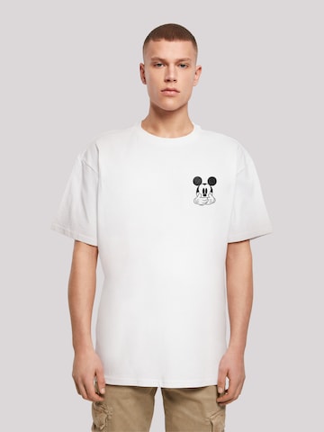 F4NT4STIC Shirt 'Disney Mickey Mouse Don't Speak' in White | ABOUT YOU