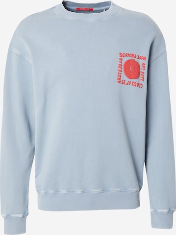 Sweat-shirt SCOTCH & SODA en bleu : devant