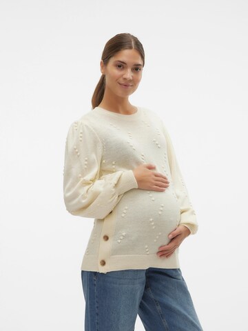 MAMALICIOUS - Pullover 'Tora Vita' em bege: frente