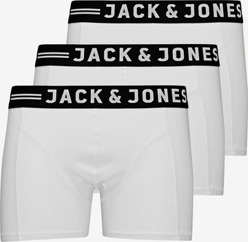 JACK & JONES Boxershorts 'Sense' in Wit: voorkant