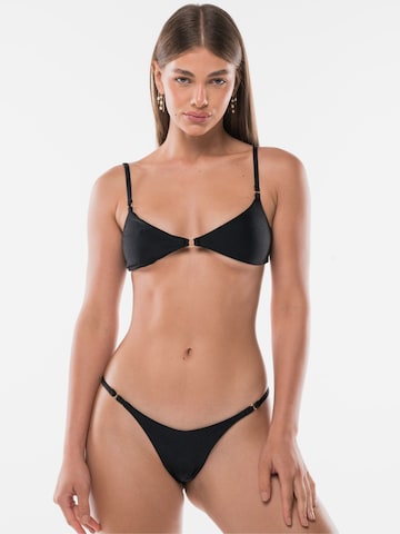 Acuarela Brand Kolmio Bikini 'Bold' värissä musta: etupuoli