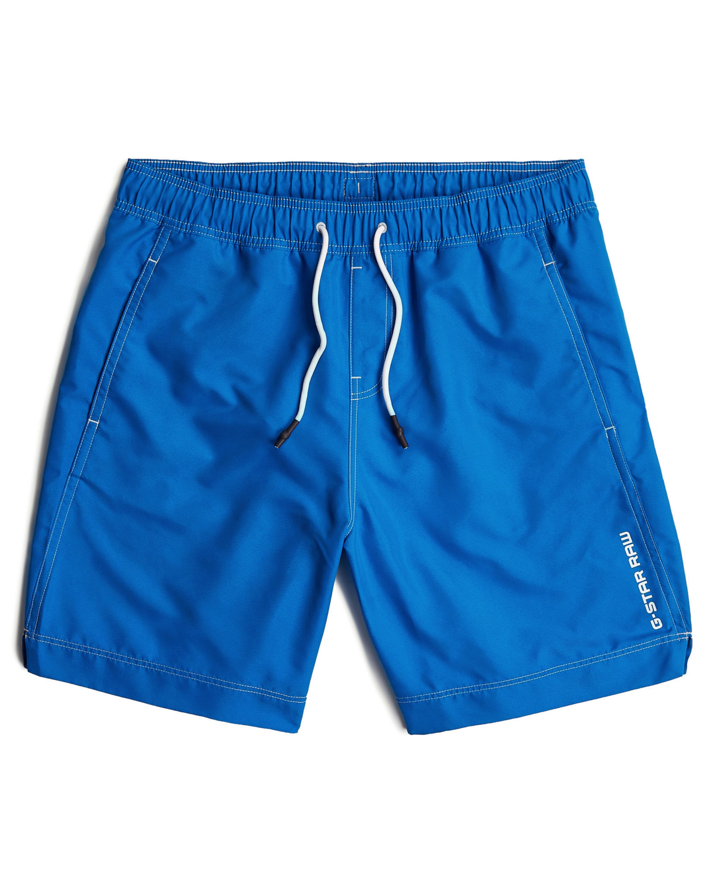 G-STAR Zwemshorts 'Long' Sweatshirt 'Woven' in Blauw: voorkant