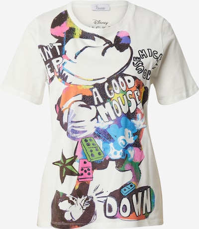 PRINCESS GOES HOLLYWOOD T-shirt en azur / vert / noir / blanc cassé, Vue avec produit