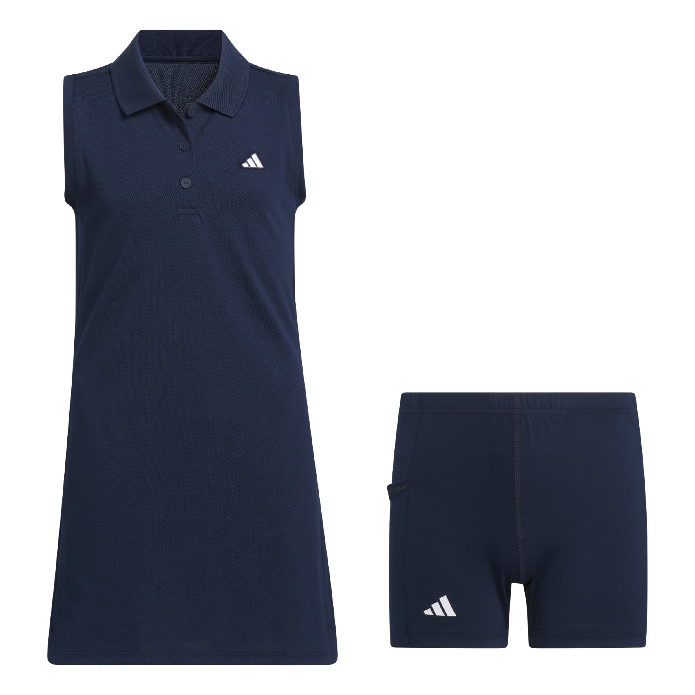 Robe de sport 'Piqué Club Dress' ADIDAS PERFORMANCE en bleu : devant
