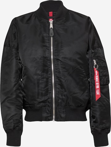 ALPHA INDUSTRIES Jacke in Schwarz: predná strana