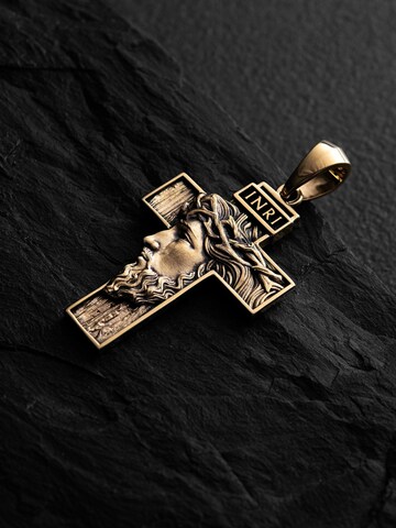 Ciondolo 'FACE OF JESUS CHRIST. INRI' di REYTEL in oro