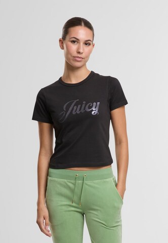 Juicy Couture T-shirt i svart: framsida