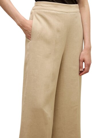 MANUKA Wide Leg Hose in Beige