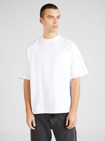 JACK & JONES Shirt 'CLEAN' in Wit: voorkant