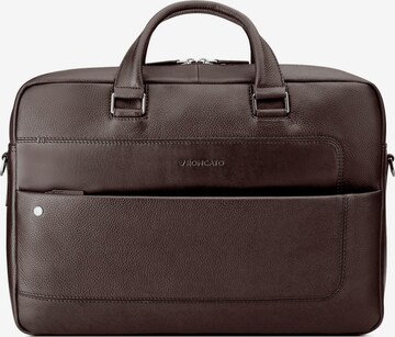 Roncato Document Bag in Brown: front