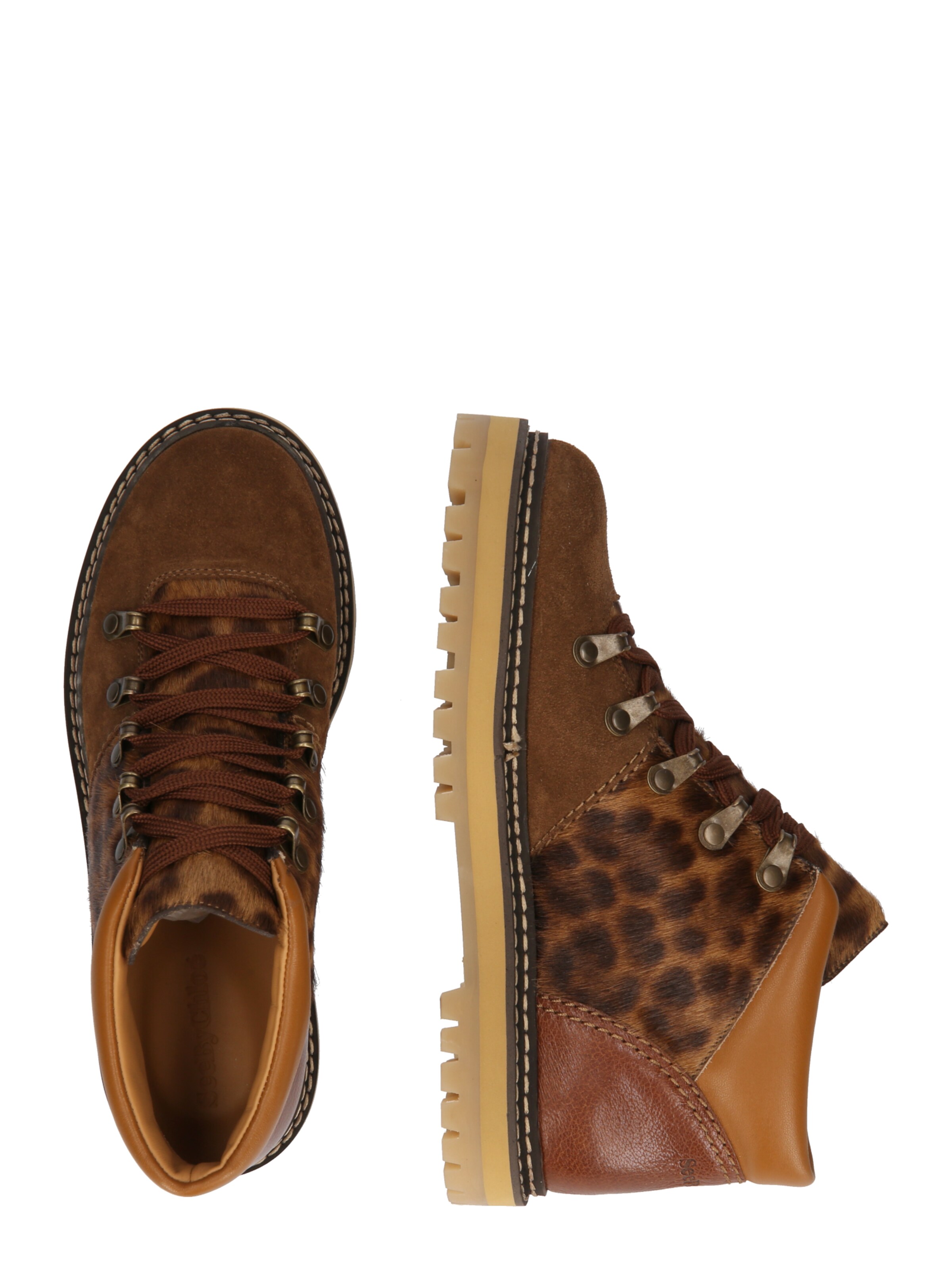 See by Chloé Fűzős rövid szárú csizmák 'EILEEN' - barna