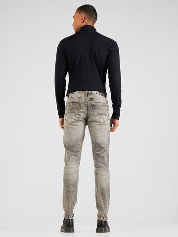 Coupe slim Jean 'Mr Red' Denim Project en gris