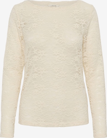 CreamBluza - bijela boja: prednji dio