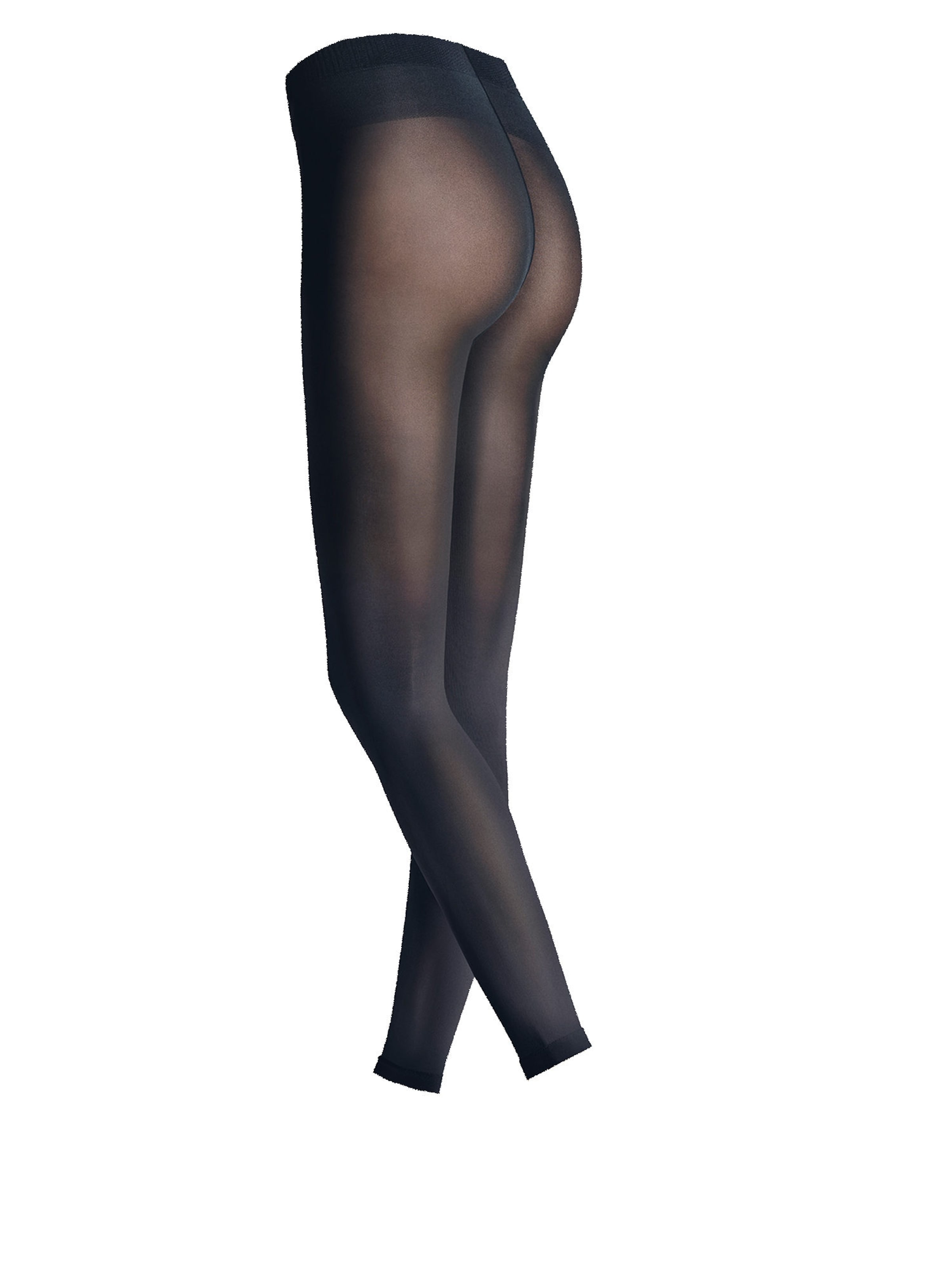 Hudson Strumpfhose in Schwarz: Vorderseite