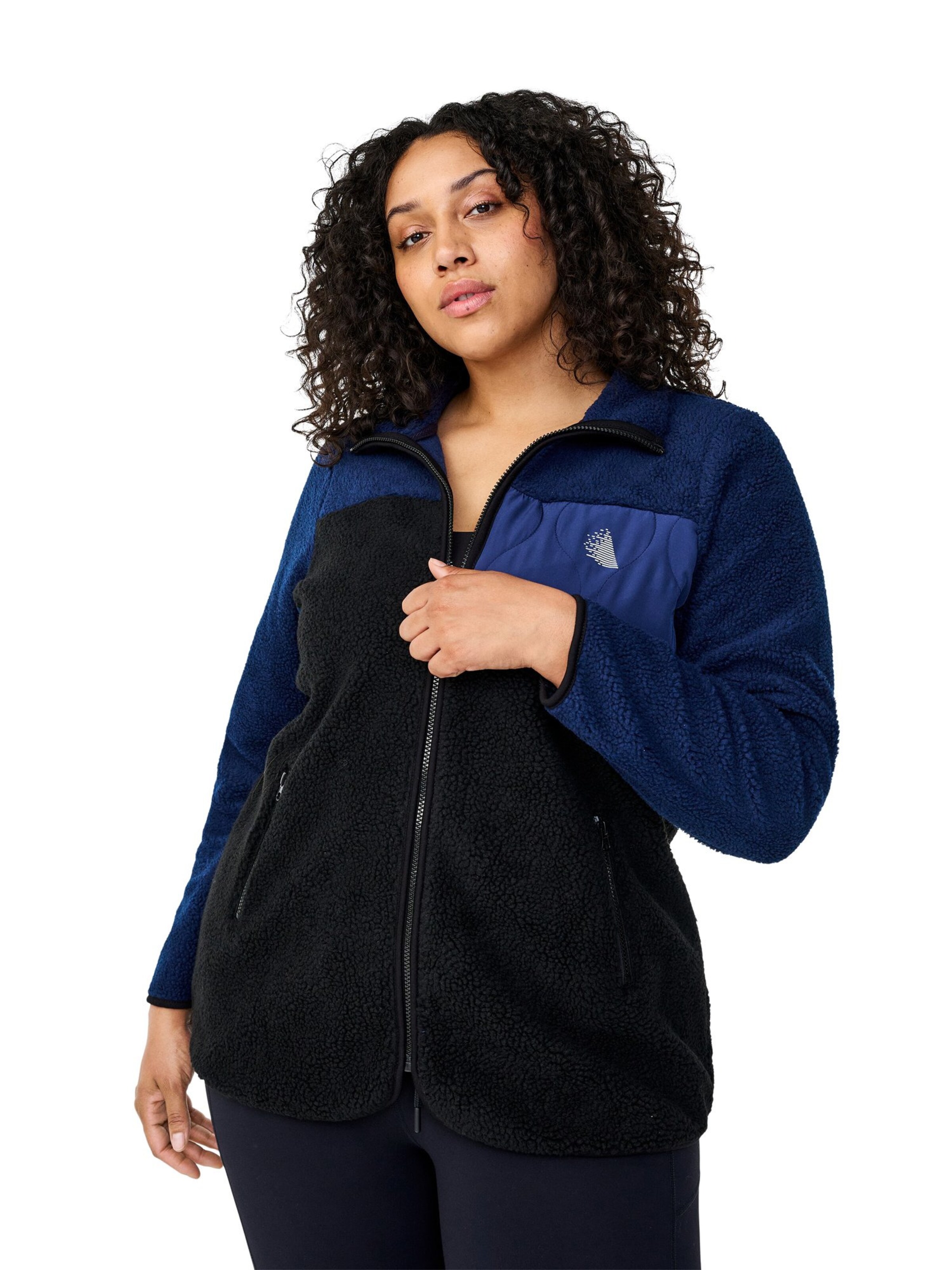 Active by Zizzi Polár dzseki 'Aophelia' - kék: elől