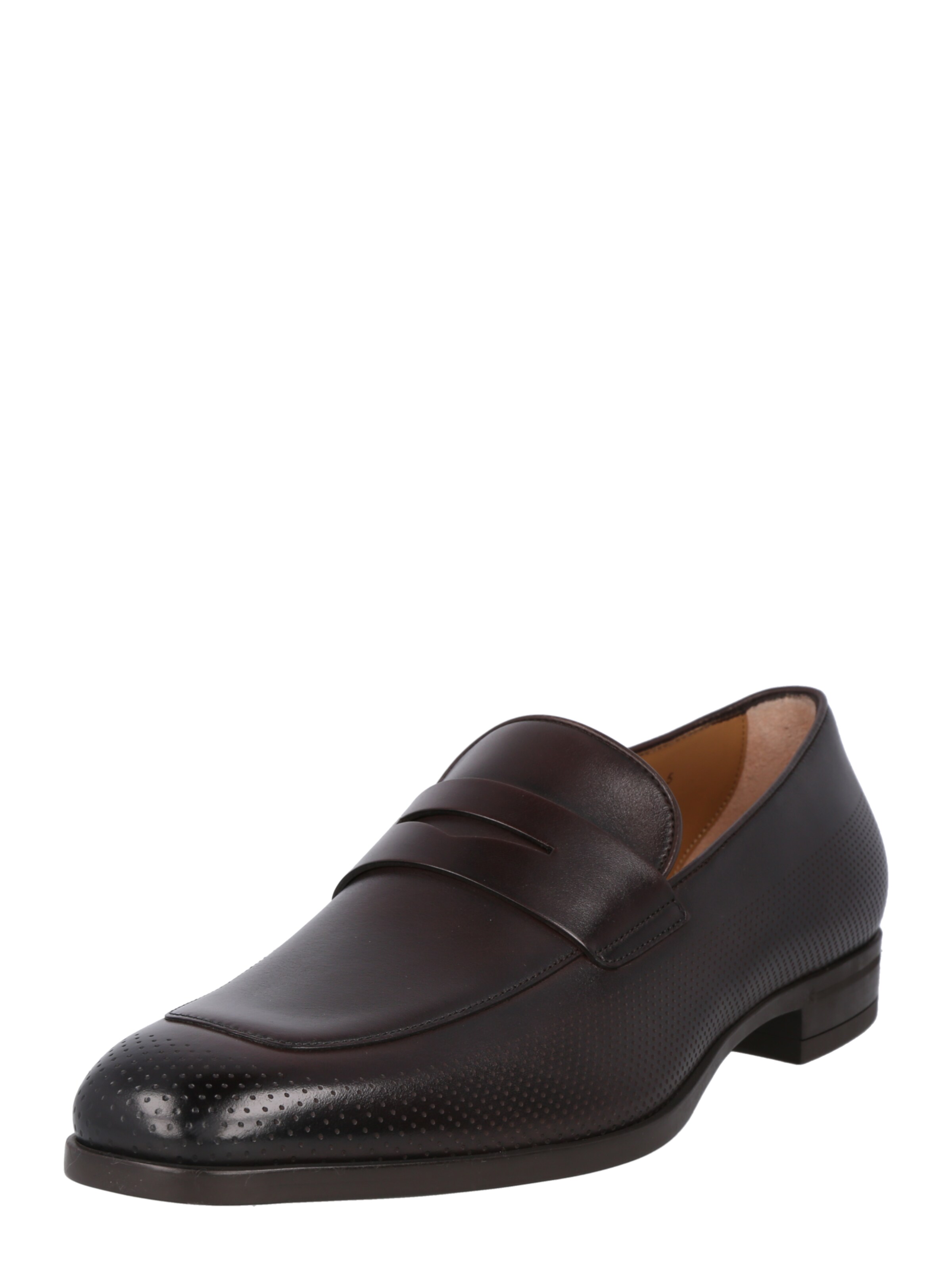 Männer Halbschuhe BOSS Black Slipper 'Kensington' in Dunkelbraun - ML05807 Männer Halbschuhe BOSS Black Slipper 'Kensington' in Dunkelbraun - ML05807