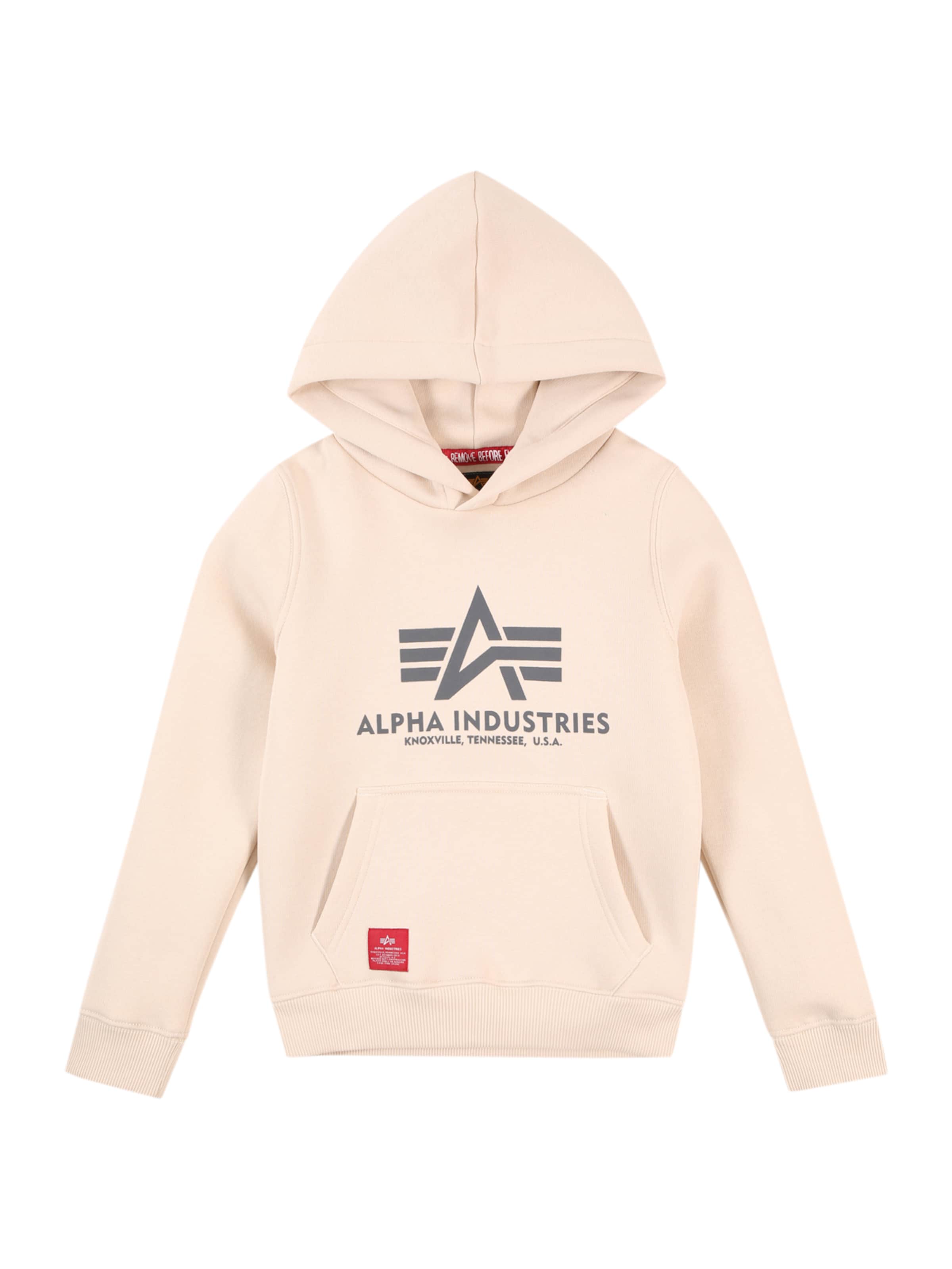 ALPHA INDUSTRIES Μπλούζα φούτερ σε πορτοκαλί: μπροστά