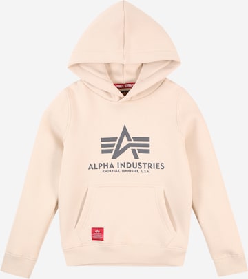 ALPHA INDUSTRIES - Sweatshirt em laranja: frente