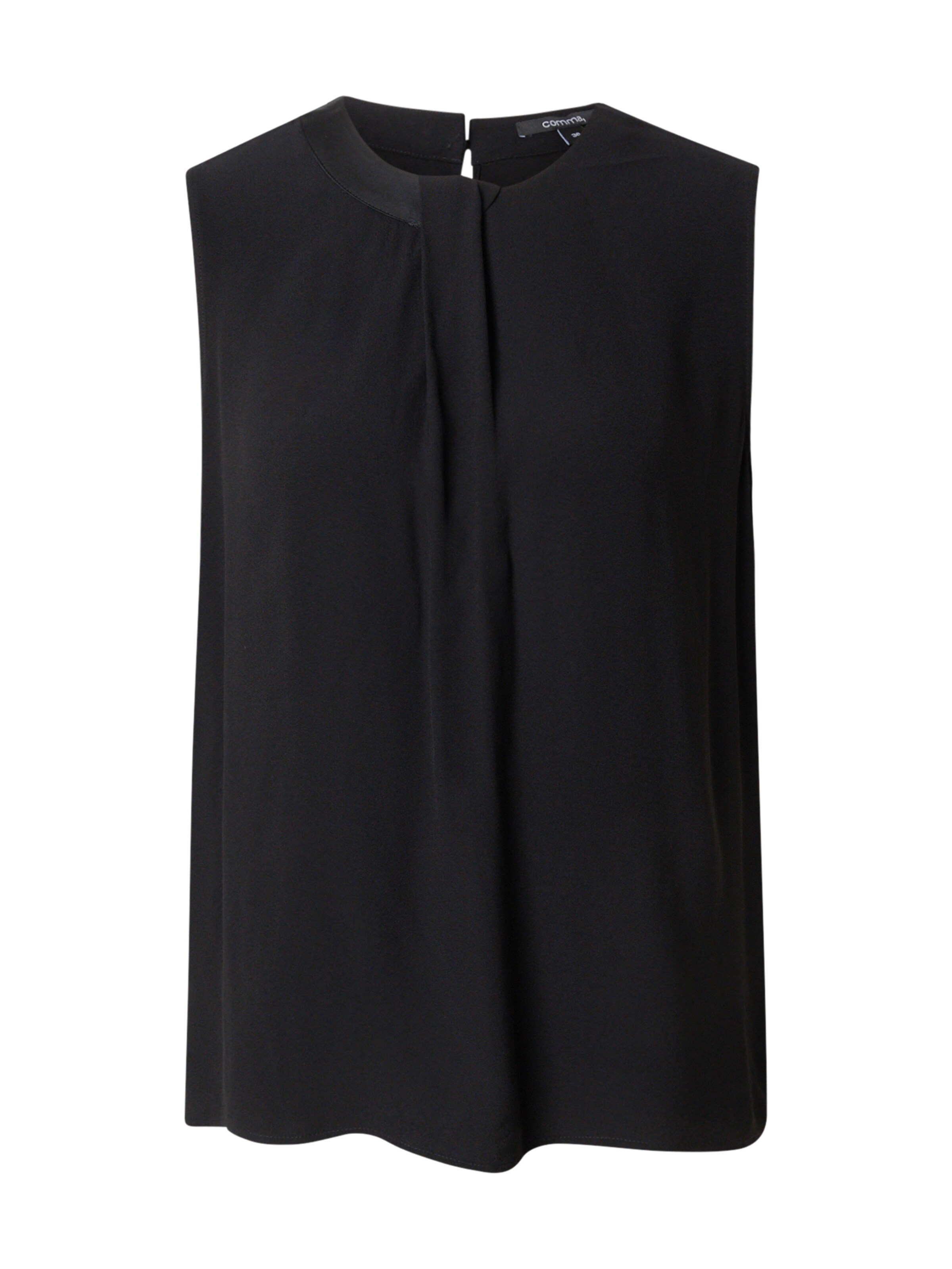 COMMA Blouse in Zwart: voorkant