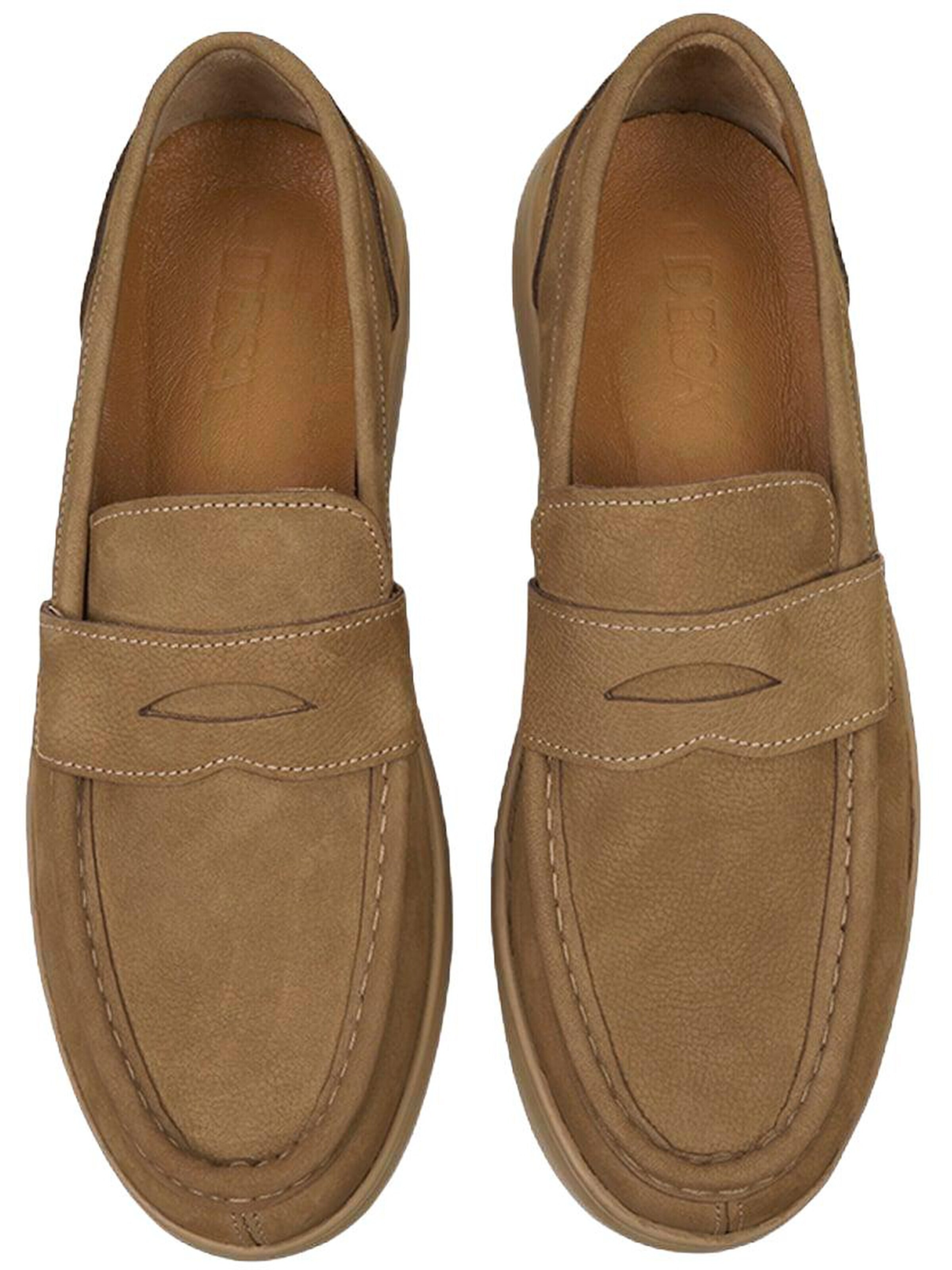 Desa Classic Flats 'Slipper' in Brown