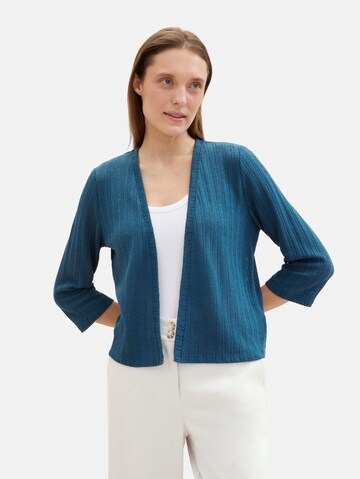 Cardigan TOM TAILOR en bleu