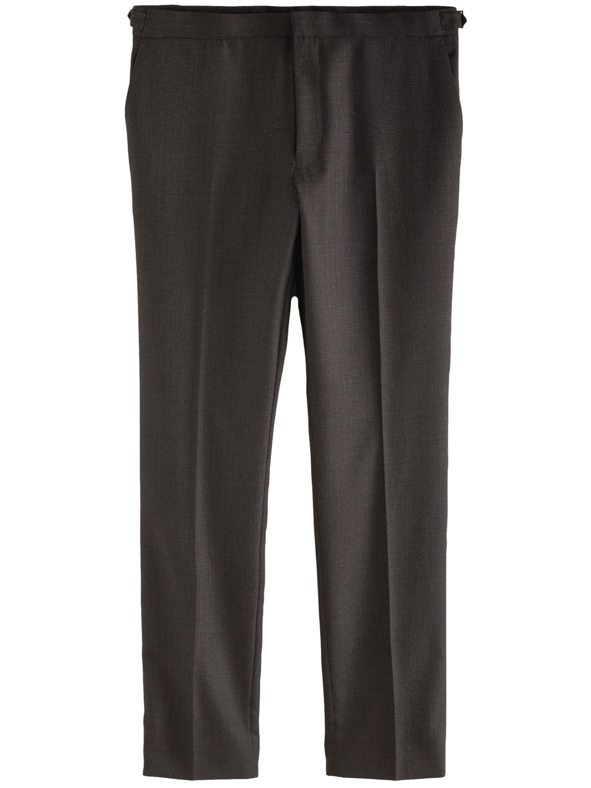 Next Slimfit Hose in Braun: Vorderseite