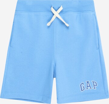 GAP Regular Pants in Blue: front