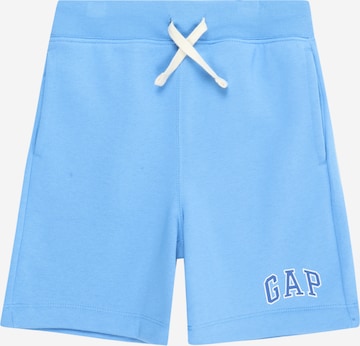 GAP Normalny krój Spodnie w kolorze niebieski: przód