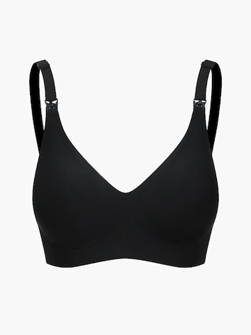 Bustier Soutien-gorge 'Comfort Maternity Still-BH ohne Bügel' cfab (formerly creamy fabrics) en noir : devant