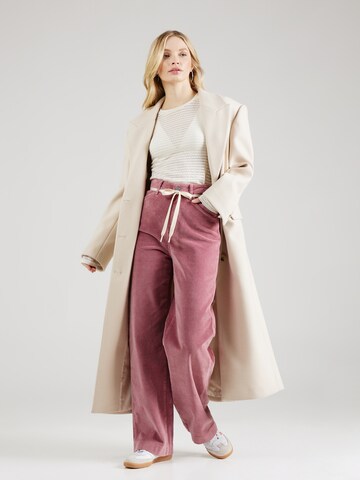 Wide leg Pantaloni 'DEW' di Dawn in rosa