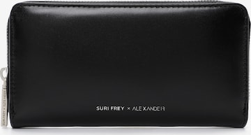 Suri Frey Wallet in Black: front