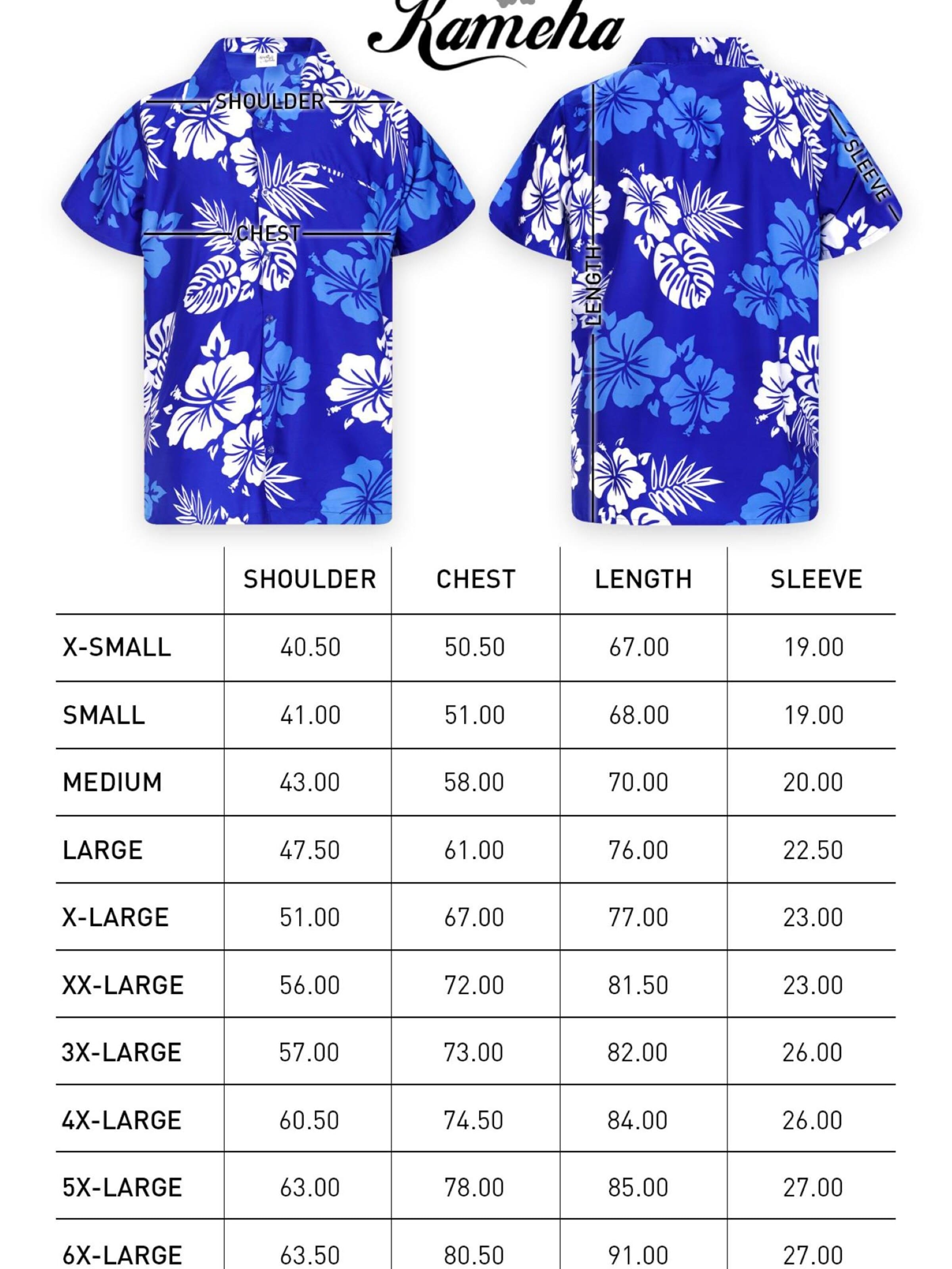 King Kameha Shirt 'Mono Hibiscus' in Blauw