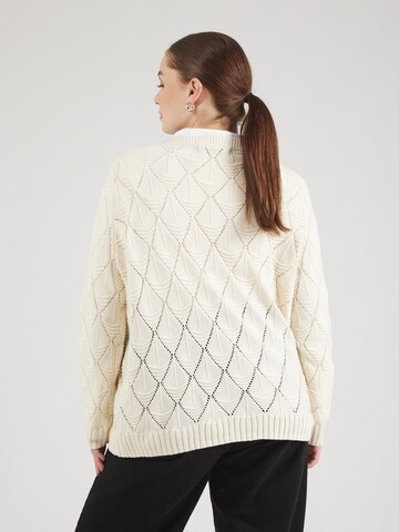 Vero Moda Curve Sweater 'VMCATHENA' in Beige