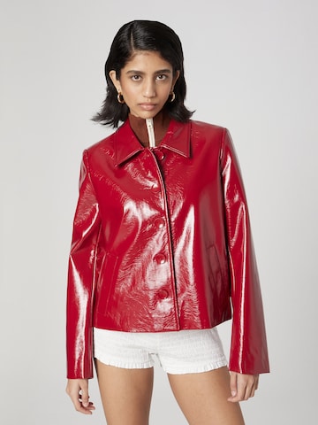 Bella x ABOUT YOU Between-Season Jacket 'Laura' in Red: front